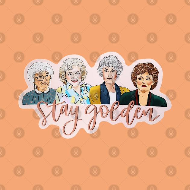 Stay Golden Golden Girls tv show by sudaisgona