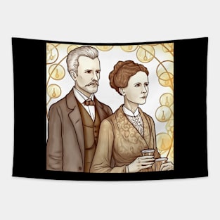 Pierre and Marie Curie Tapestry