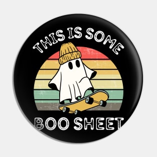 Funny Halloween Boo Ghost Costume This is Some Boo Sheet Pin