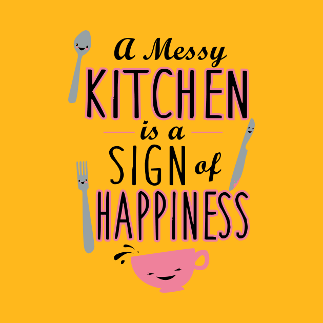 Messy kitchen is a sign of happiness by nektarinchen