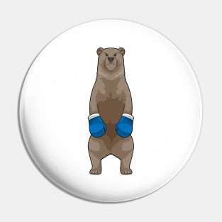 Bear as Boxer with Boxing gloves Pin