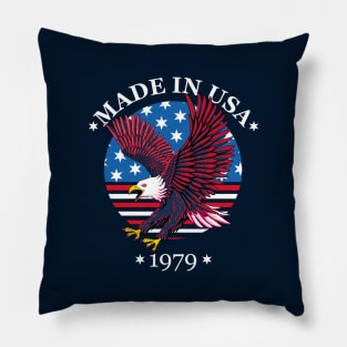 Made in USA 1979 - Patriotic Eagle Pillow