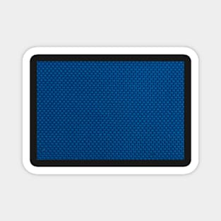 Blue fabric texture Magnet