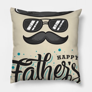 Happy Fathers Day T-Shirt Pillow