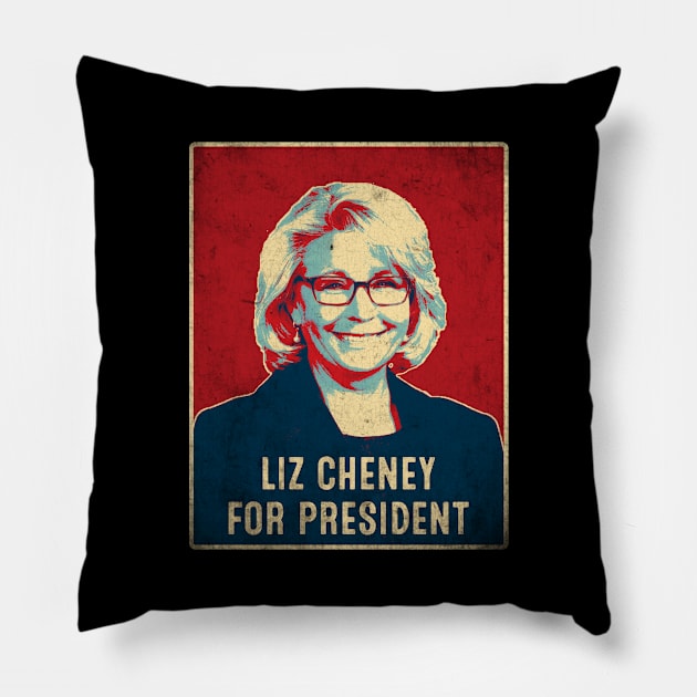 Liz Cheney For President 2024 Pillow by TeeA