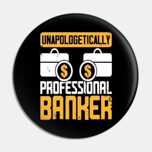 Funny Loan Officer Retro Vintage I'm a Banker Pin