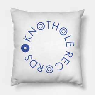 Knothole Records (Blue Text) Pillow