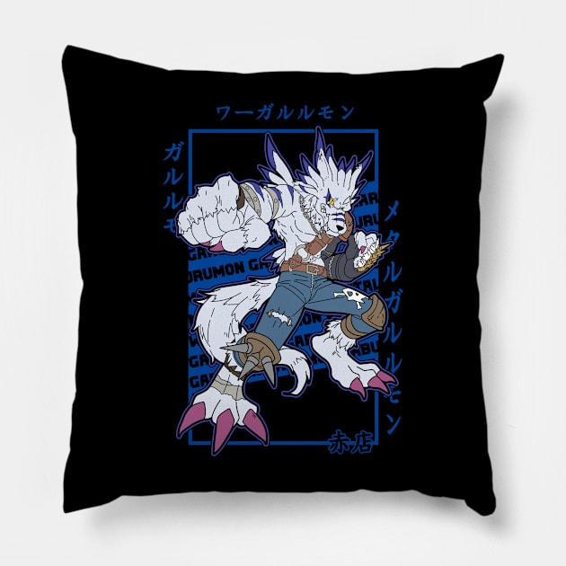 weregarurumon Pillow by red store