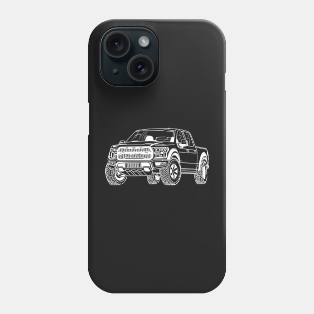Ford F150 Raptor Phone Case by Aurealis