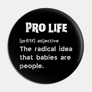 Pro life definition Pin