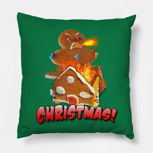Christmas Gingerbread Mayhem! Pillow