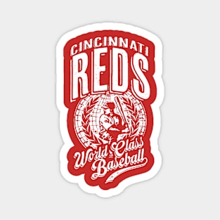 Vintage REDS World Class Baseball Magnet