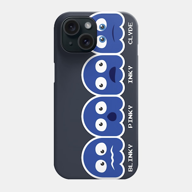 Pacman Ghosts Phone Case by Ryan