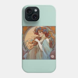 Beautiful Art Nouveau Woman Phone Case