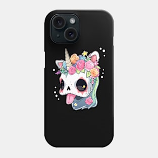 Flora Zombie Unicorn Cute Halloween Unicorn Phone Case