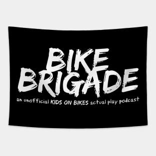 Bike Brigade in White Tapestry