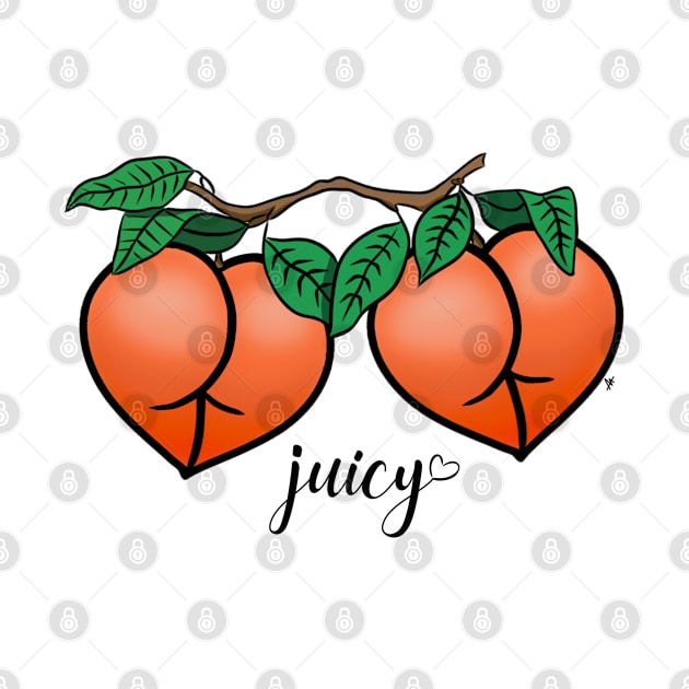 Juicy Peach butts by AustomeArtDesigns