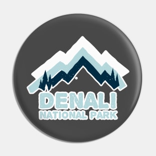 Denali National Park Stickers Pin