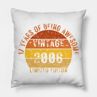 17 years of being awesome limited editon 2006 Pillow