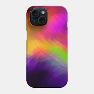 Trippy Psychedelic Fractal Galaxy Abstract Painting Print Pattern Phone Case