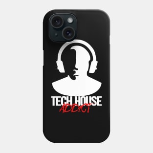 Tech House Addict - White Phone Case