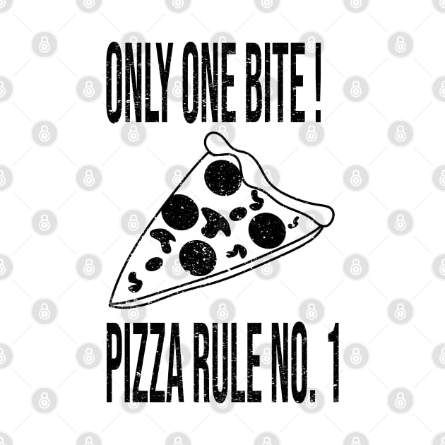 Only One Bite Pizza by Mathew Graphic