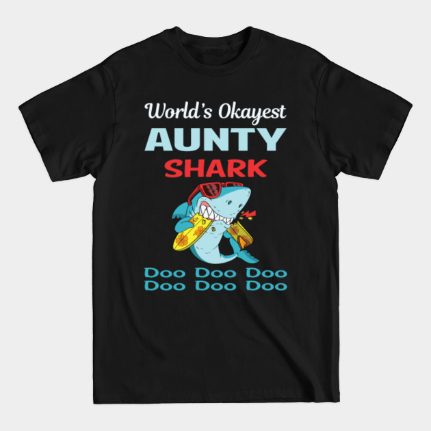 Discover Funny Shark AUNTY - Aunty - T-Shirt