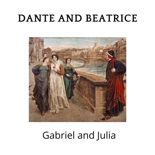 Dante and Beatrice as in Gabriel Inferno by HMTC