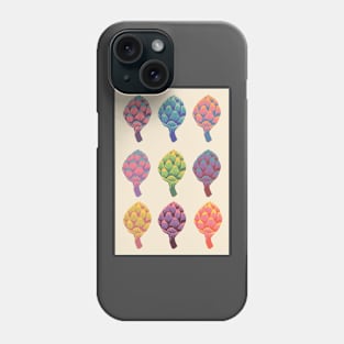 Elevated artichokes! Art Print Phone Case