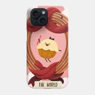 Dessert Tarot card-The World Phone Case