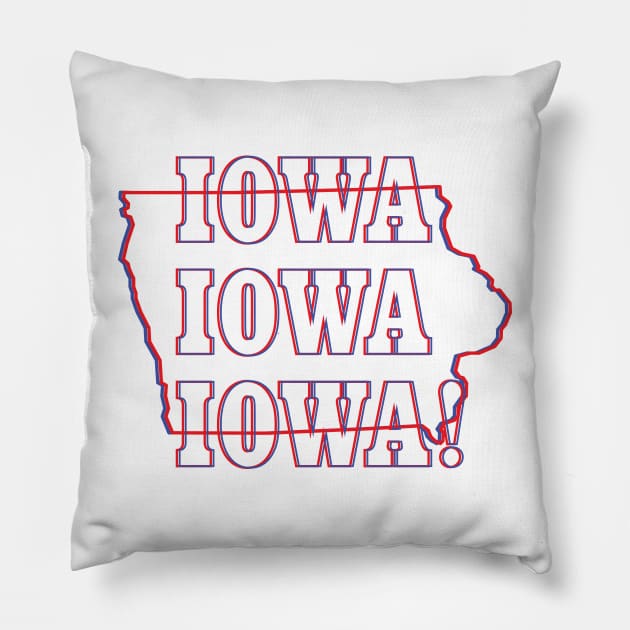 Iowa, Iowa, Iowa! Pillow by Ignition