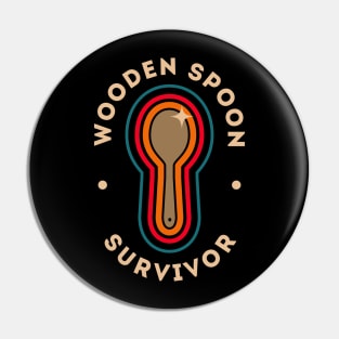 Wooden Spoon Survivor Pin