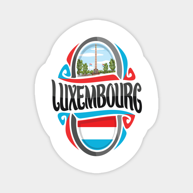 Luxembourg Magnet by ProjectX23Red