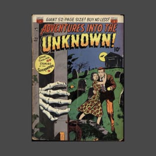 Adventures Into the Unknown Comic Cover T-Shirt