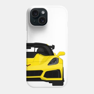 Z06 ZR1 YELLOW Phone Case