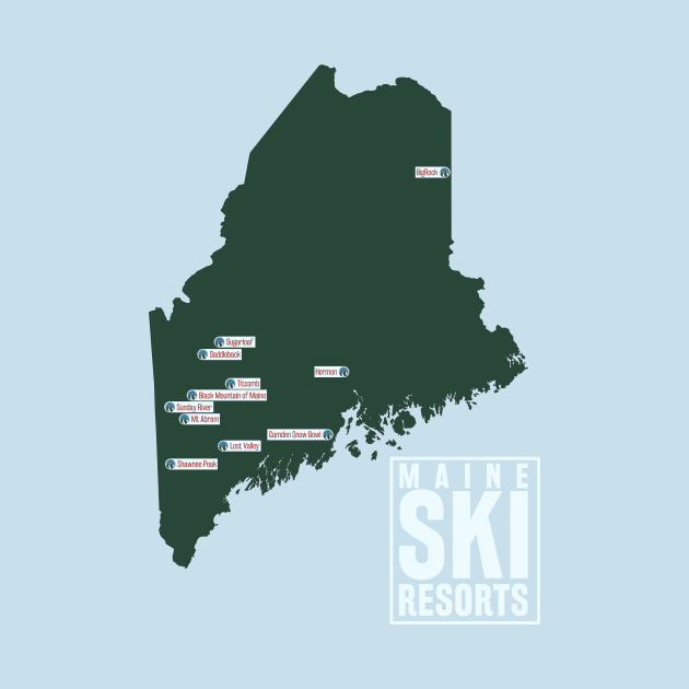 The Ski Resorts of Maine by ChasingGnarnia