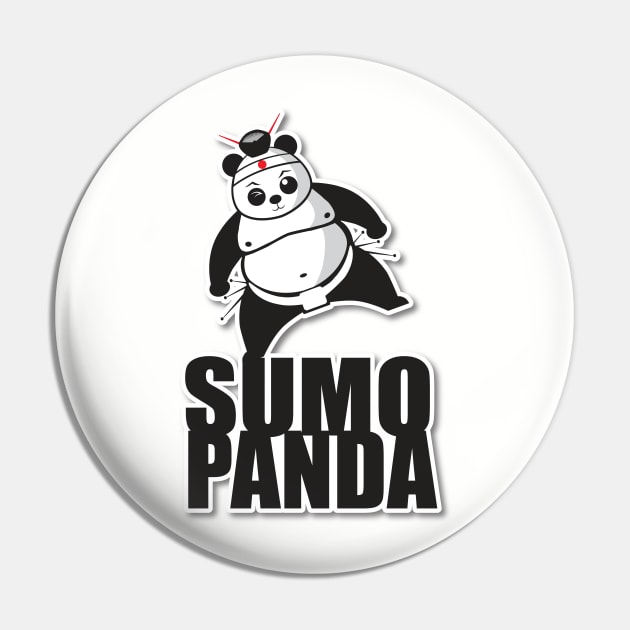 Sumo Panda by Karate Panda Pin by Karate Panda