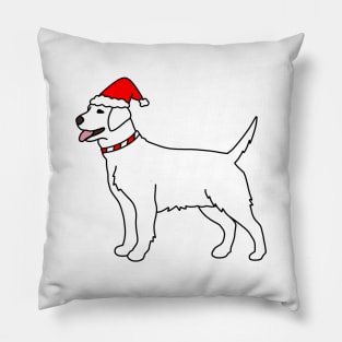 White Christmas Dog Pillow