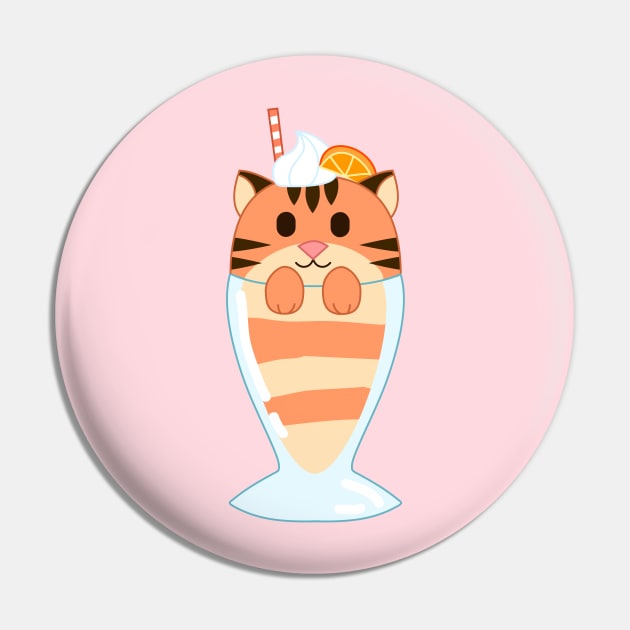 orange tiger shake Pin by chibifox