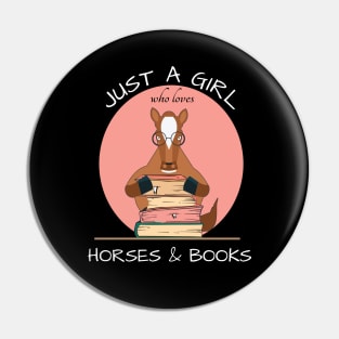 Just a girl who loves horses and books Pin