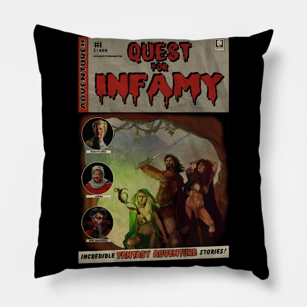 QFI - EC Comics Inspired Pillow by Infamous_Quests