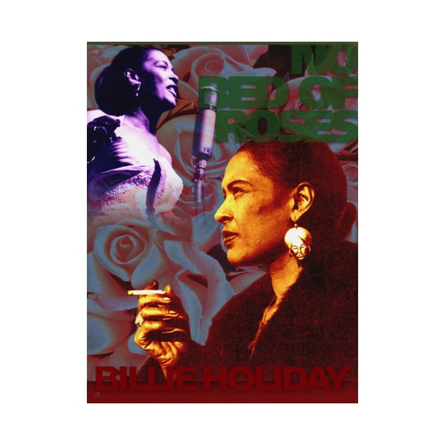 Billie Holiday Portrait Collage by Dez53