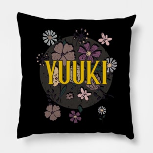 Aesthetic Proud Name Yuuki Flowers Anime Retro Styles Pillow