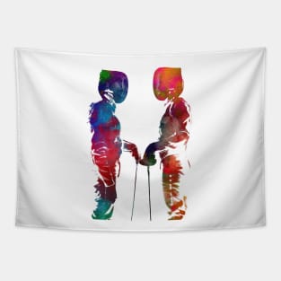 fencing sport art #fencing #sport Tapestry