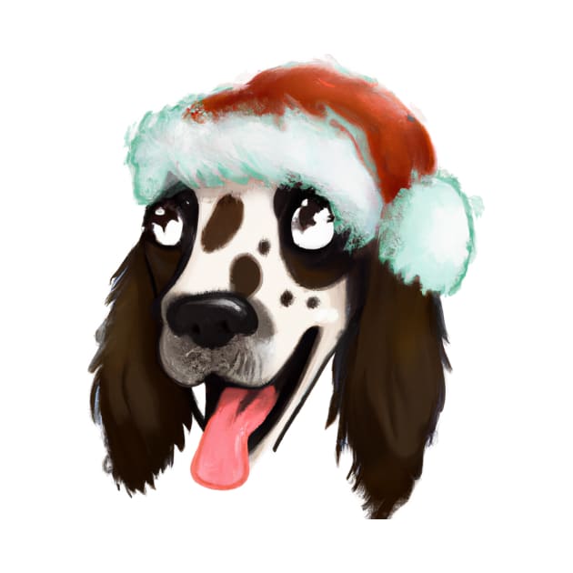 Cute English Springer Spaniel Drawing by Play Zoo