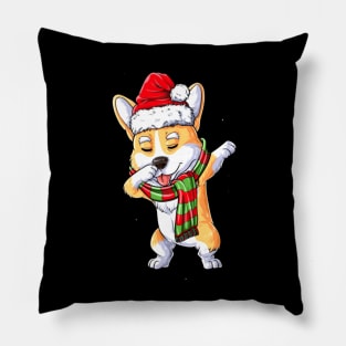 Corgi dance Christmas Pillow