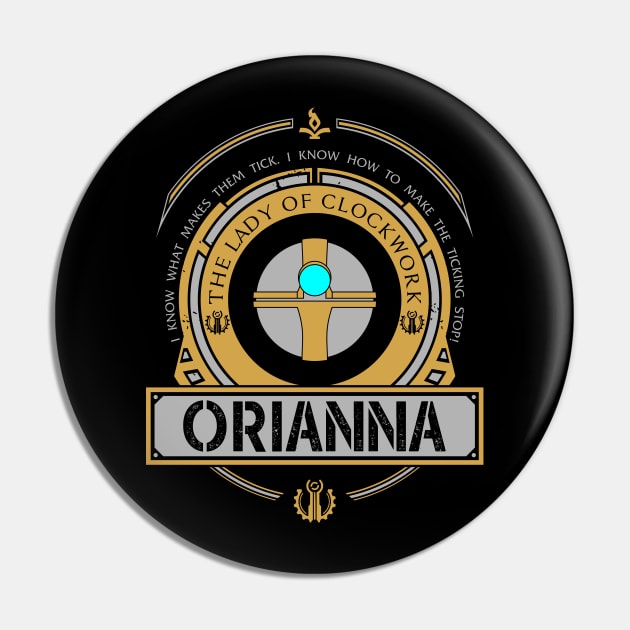 ORIANNA - LIMITED EDITION Pin by DaniLifestyle