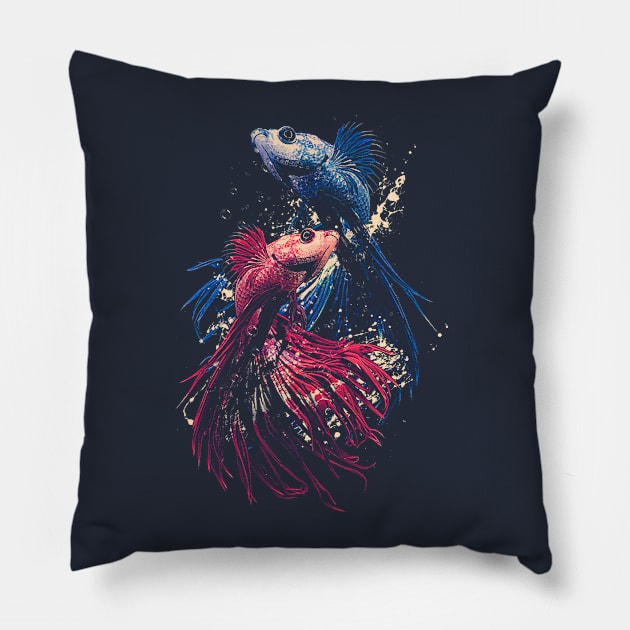 Aquarium Pillow by Moncheng