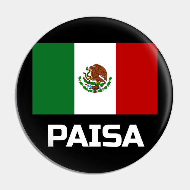 Mexico Flag Paisa Pin by jmgoutdoors