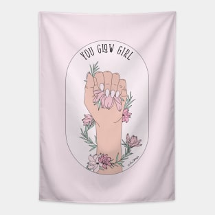 You Glow Girl Tapestry